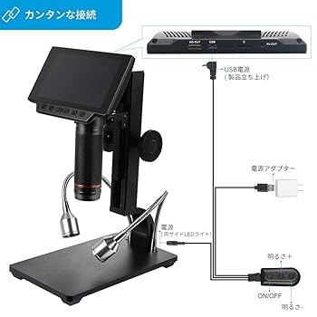 LINKMICRO デジタル顕微鏡 5インチ LCD 1080Pスクリーン260 Amazon.co.jp: LINKMICRO デジタル顕微鏡 5インチ LCD 1080P